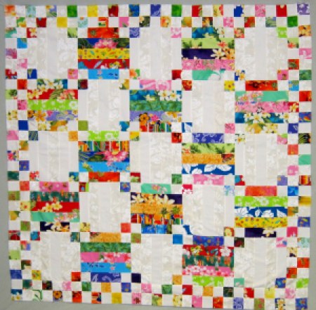 “Jelly Roll Mystery Quilt” Free Mystery Quilt Pattern designed by Cindy Carter from Carter Quilter